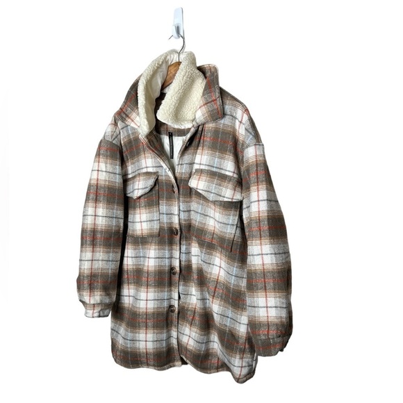 New Look Women’s Plaid Shaket - Picture 3 of 12